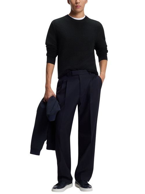 Maglione in cotone strutturato Hugo Boss | 50545283001